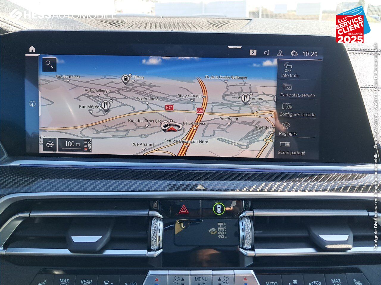 Véhicule d'occasion BMW X6 XDRIVE 30DA 265CH M SPORT TOUVRANT SIEGES CHAUF/CUIR GPS CAMERA ATTELAGE H/KARDON chez BMW Besançon