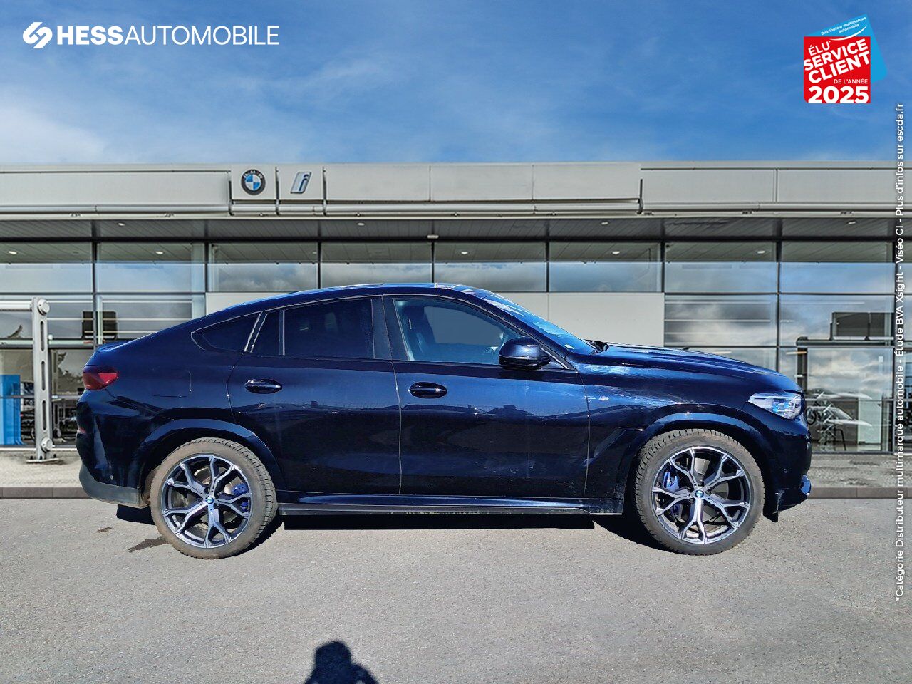 Véhicule d'occasion BMW X6 XDRIVE 30DA 265CH M SPORT TOUVRANT SIEGES CHAUF/CUIR GPS CAMERA ATTELAGE H/KARDON chez BMW Besançon