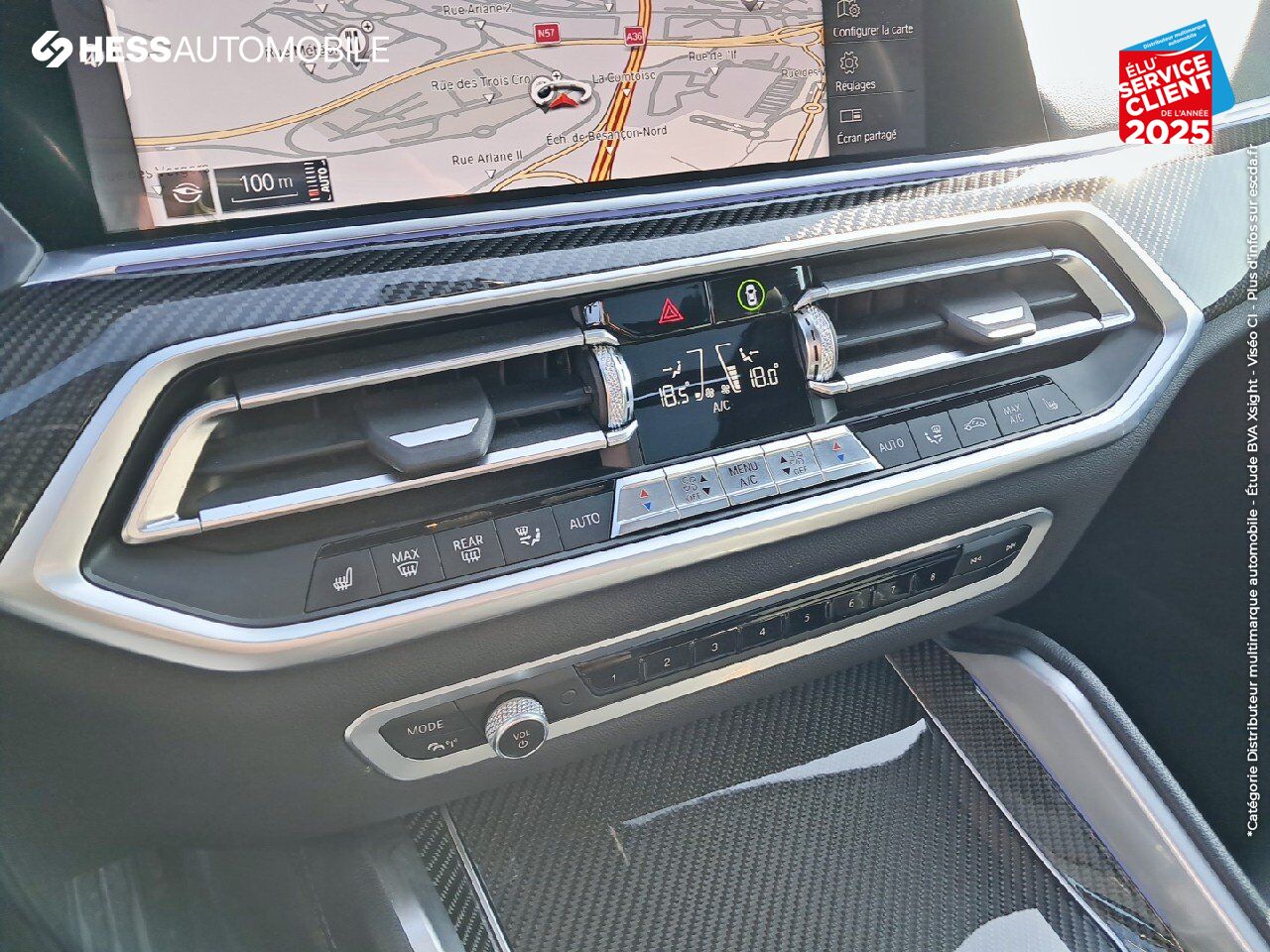 Véhicule d'occasion BMW X6 XDRIVE 30DA 265CH M SPORT TOUVRANT SIEGES CHAUF/CUIR GPS CAMERA ATTELAGE H/KARDON chez BMW Besançon