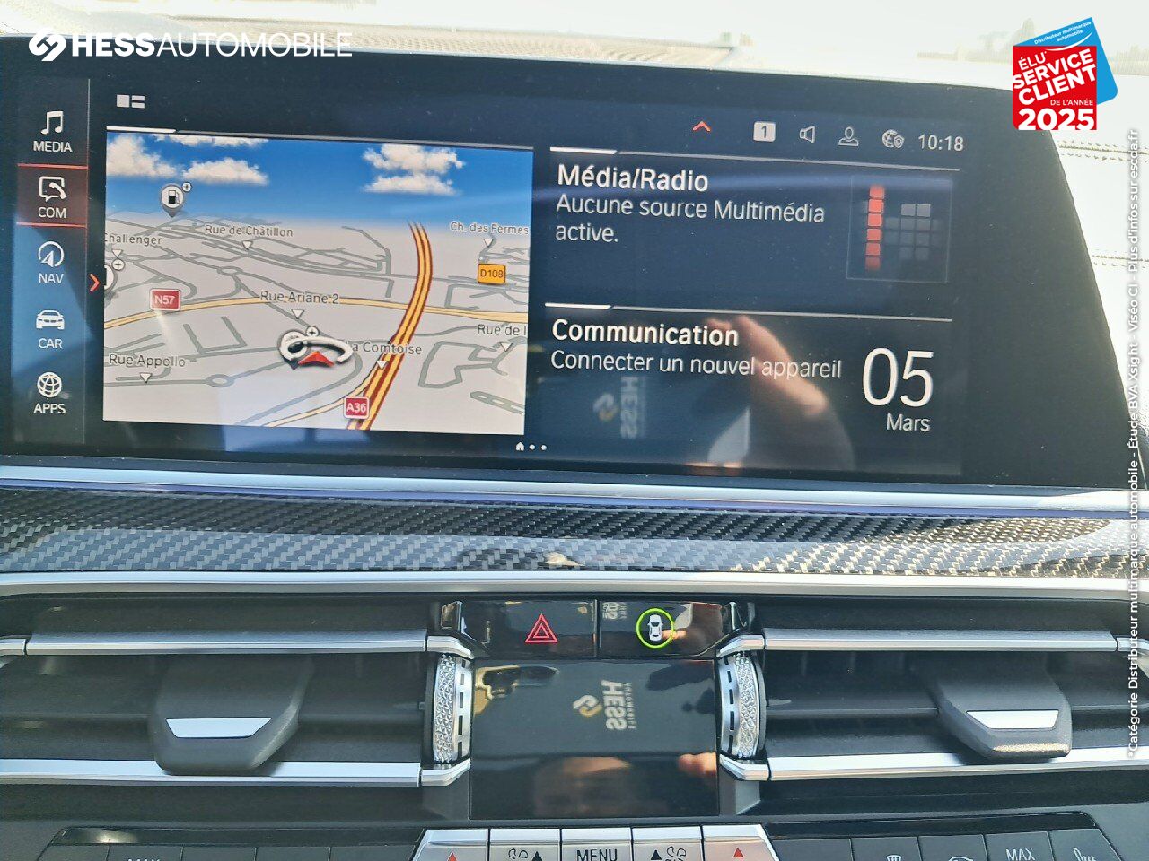 Véhicule d'occasion BMW X6 XDRIVE 30DA 265CH M SPORT TOUVRANT SIEGES CHAUF/CUIR GPS CAMERA ATTELAGE H/KARDON chez BMW Besançon