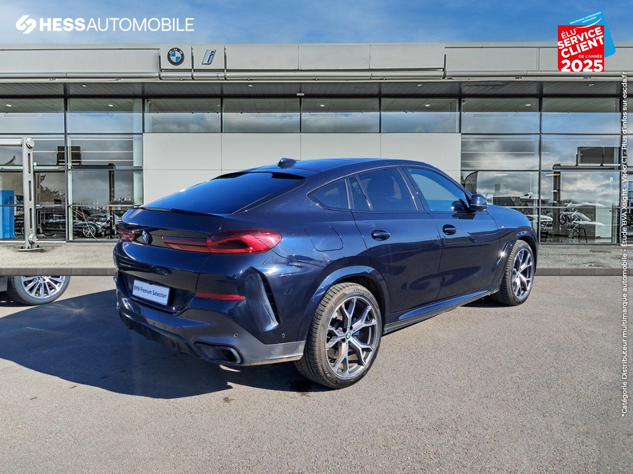 Véhicule d'occasion BMW X6 XDRIVE 30DA 265CH M SPORT TOUVRANT SIEGES CHAUF/CUIR GPS CAMERA ATTELAGE H/KARDON chez BMW Besançon