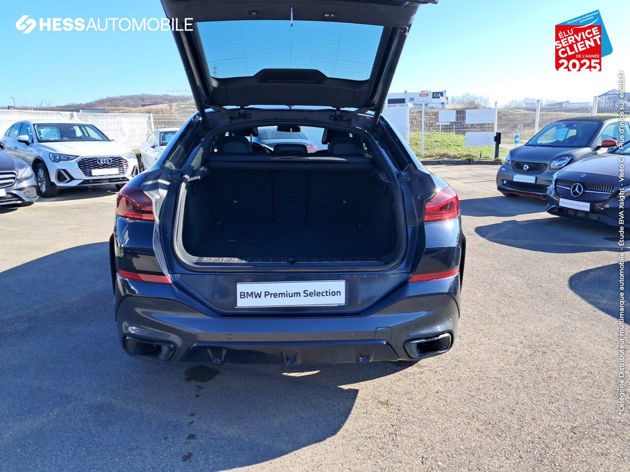 Véhicule d'occasion BMW X6 XDRIVE 30DA 265CH M SPORT TOUVRANT SIEGES CHAUF/CUIR GPS CAMERA ATTELAGE H/KARDON chez BMW Besançon