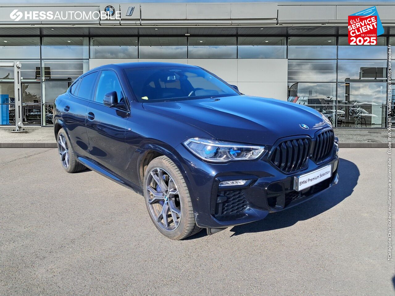 Véhicule d'occasion BMW X6 XDRIVE 30DA 265CH M SPORT TOUVRANT SIEGES CHAUF/CUIR GPS CAMERA ATTELAGE H/KARDON chez BMW Besançon