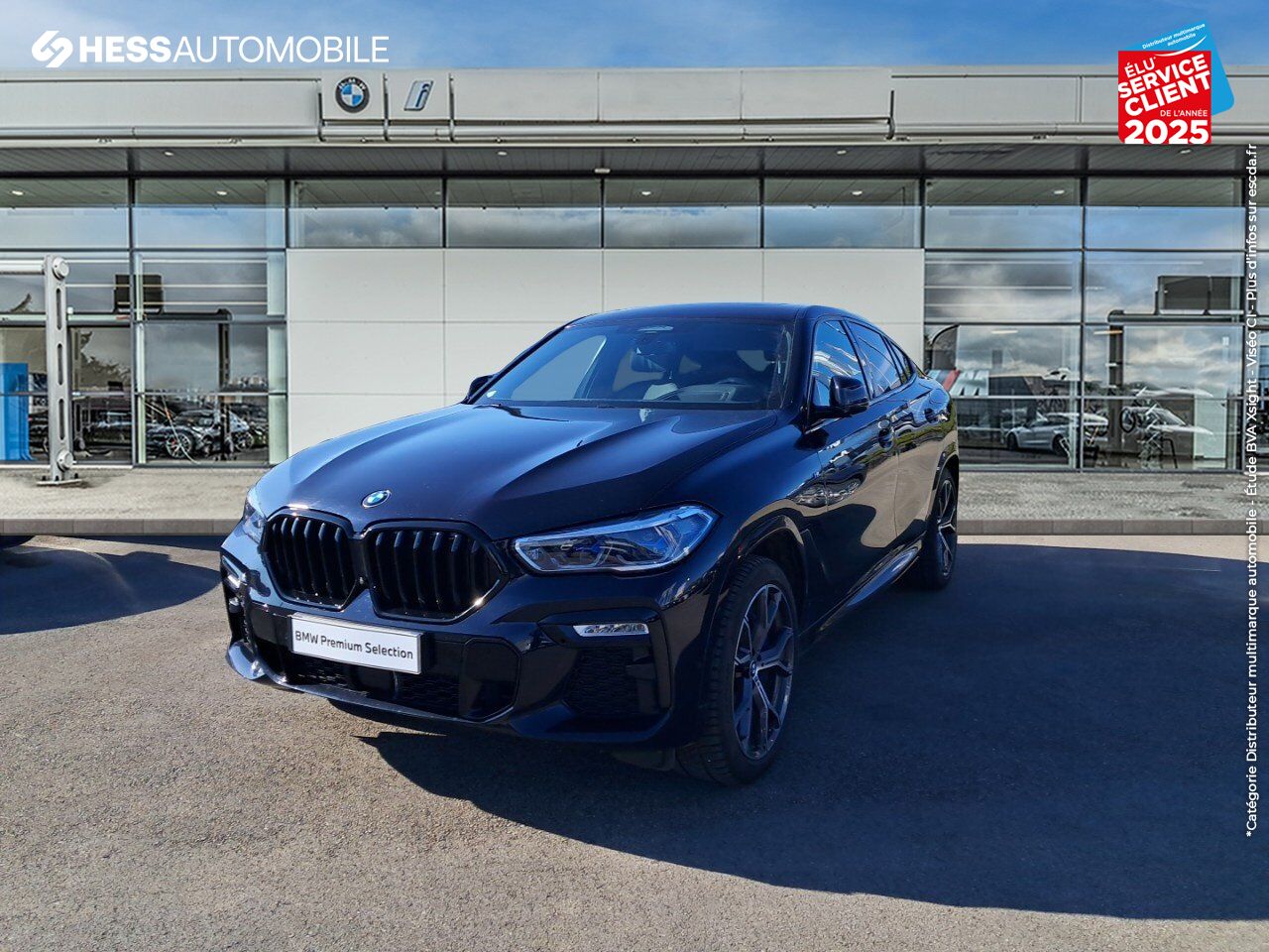 Véhicule d'occasion BMW X6 XDRIVE 30DA 265CH M SPORT TOUVRANT SIEGES CHAUF/CUIR GPS CAMERA ATTELAGE H/KARDON chez BMW Besançon