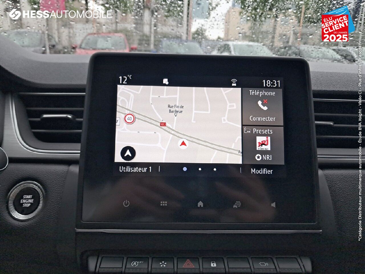 Véhicule d'occasion RENAULT CAPTUR 1.3 TCE 140CH FAP INTENS -21 chez Renault Sélestat