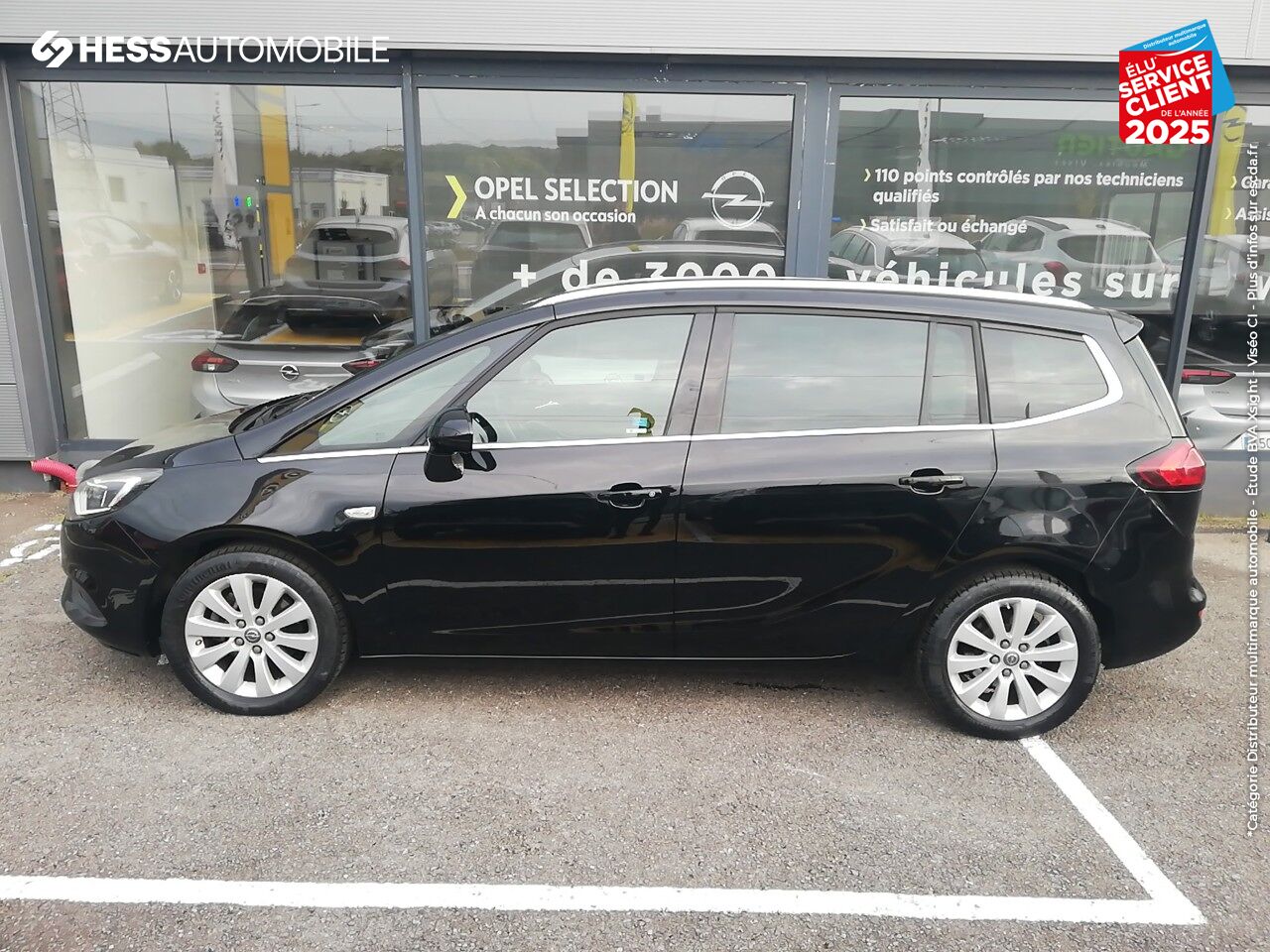 Véhicule d'occasion OPEL ZAFIRA 1.4 TURBO 140CH INNOVATION BVA6 GPS CAMERA SIEGE/VOLANT CHAUFFANT chez Opel Thionville