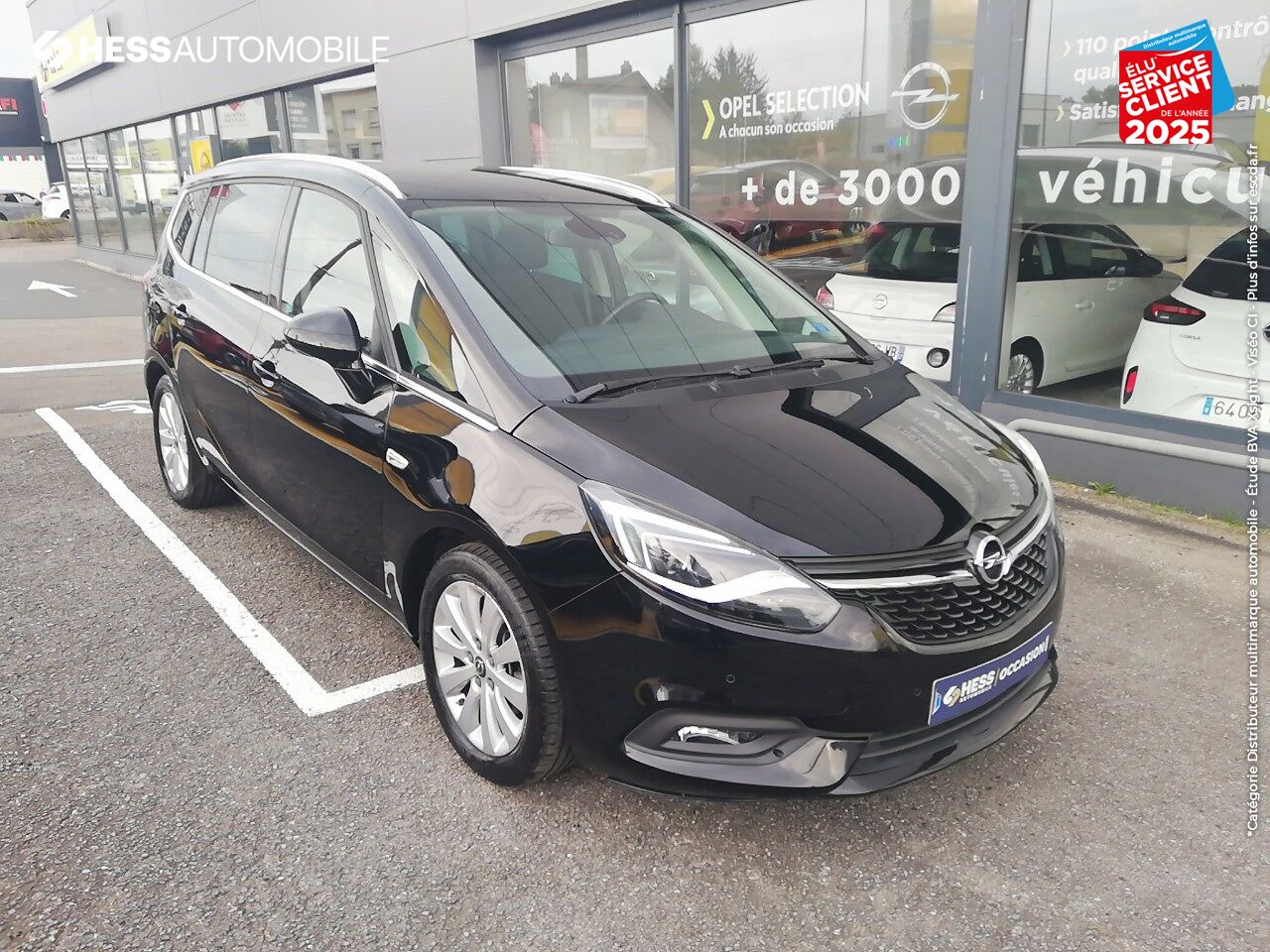 Véhicule d'occasion OPEL ZAFIRA 1.4 TURBO 140CH INNOVATION BVA6 GPS CAMERA SIEGE/VOLANT CHAUFFANT chez Opel Thionville