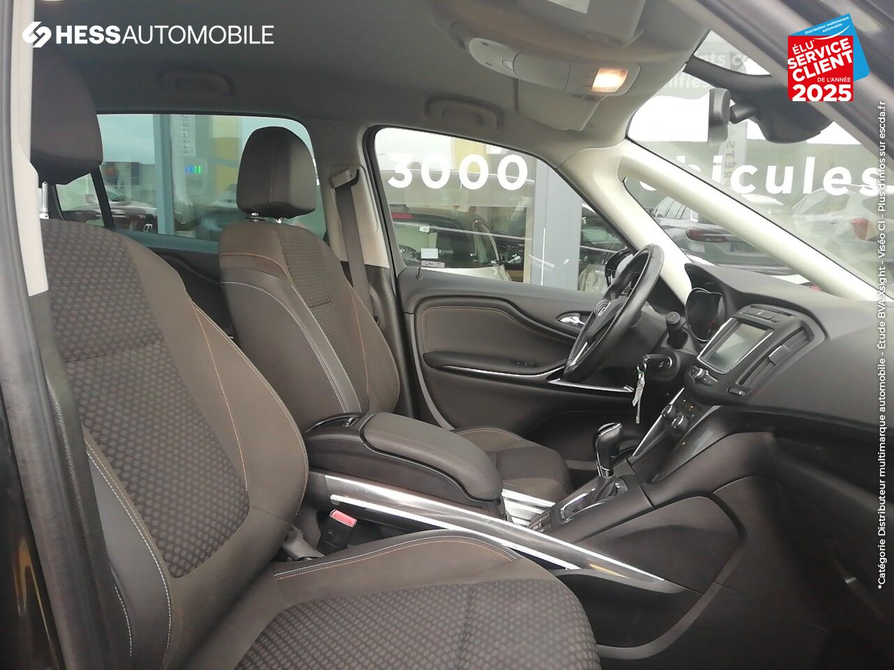 Véhicule d'occasion OPEL ZAFIRA 1.4 TURBO 140CH INNOVATION BVA6 GPS CAMERA SIEGE/VOLANT CHAUFFANT chez Opel Thionville