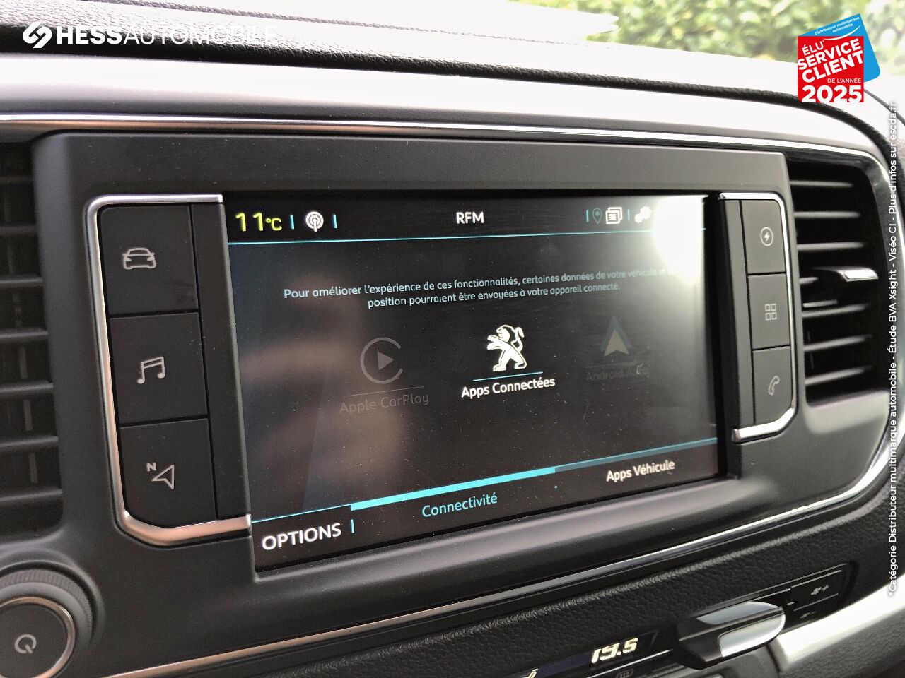 Véhicule d'occasion PEUGEOT TRAVELLER ELECTRIQUE 136CH 100KW BATTERIE 75KWH LONG BUSINESS 7 PLACES chez Peugeot Hirson