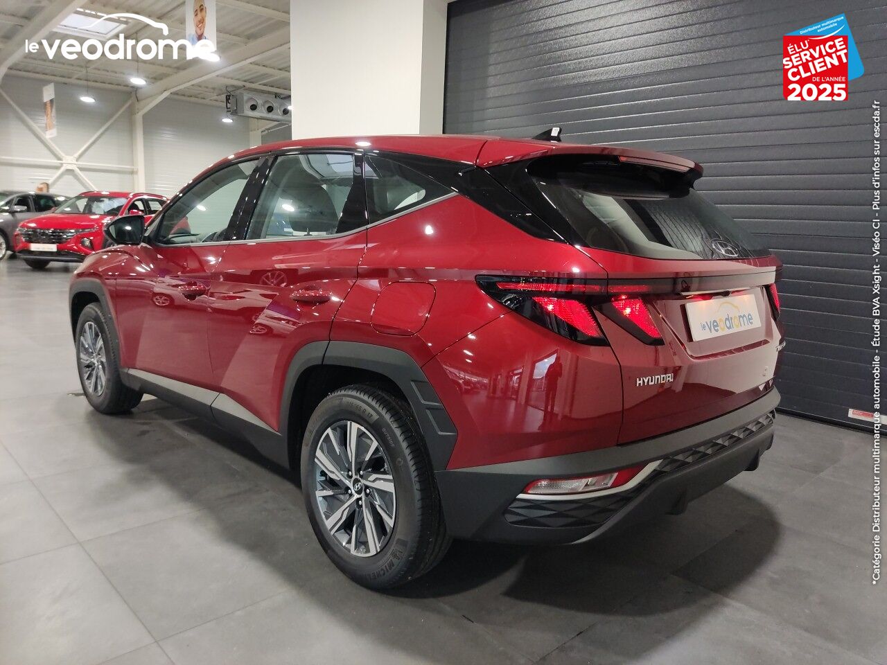 Véhicule d'occasion HYUNDAI TUCSON 1.6 T-GDI 150CH INTUITIVE IBVM6 APPLE CARPLAY/ANDROID AUTO CAMERA JA17 chez Le Veodrome