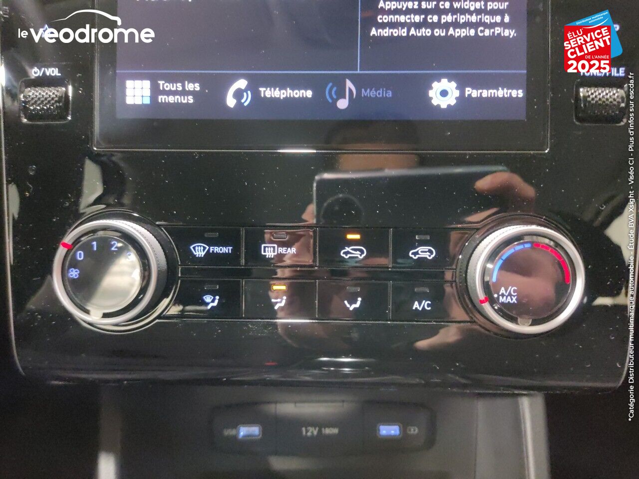Véhicule d'occasion HYUNDAI TUCSON 1.6 T-GDI 150CH INTUITIVE IBVM6 APPLE CARPLAY/ANDROID AUTO CAMERA JA17 chez Le Veodrome