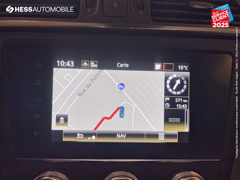 Véhicule d'occasion RENAULT KADJAR 1.3 TCE 140CH FAP TECHNO TPANO GPS CAMERA chez Renault Colmar