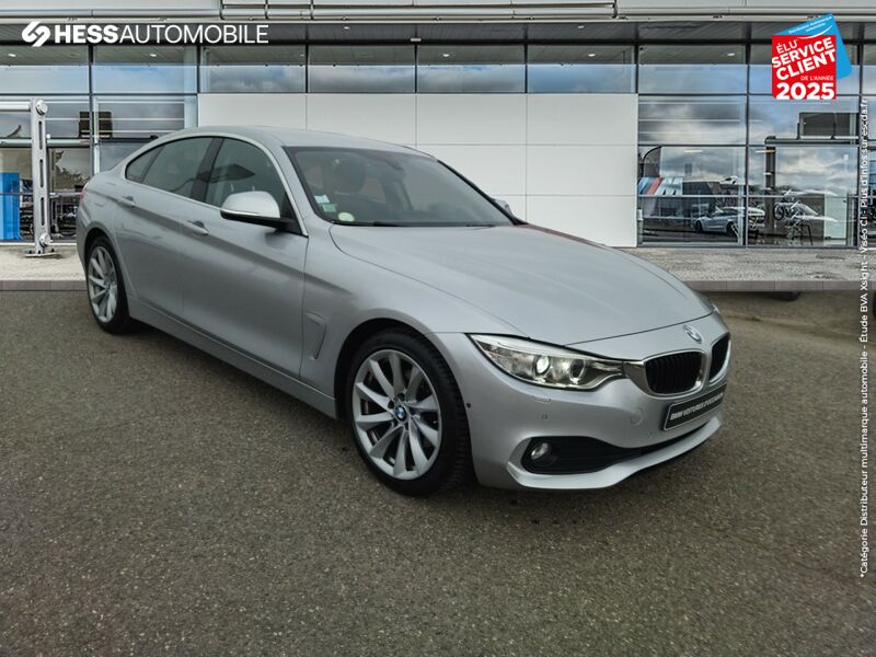 Véhicule d'occasion BMW SERIE 4 GRAN COUPE 420DA 190CH TECHNO DESIGN CUIR GPS CAMERA HUD chez BMW Mulhouse