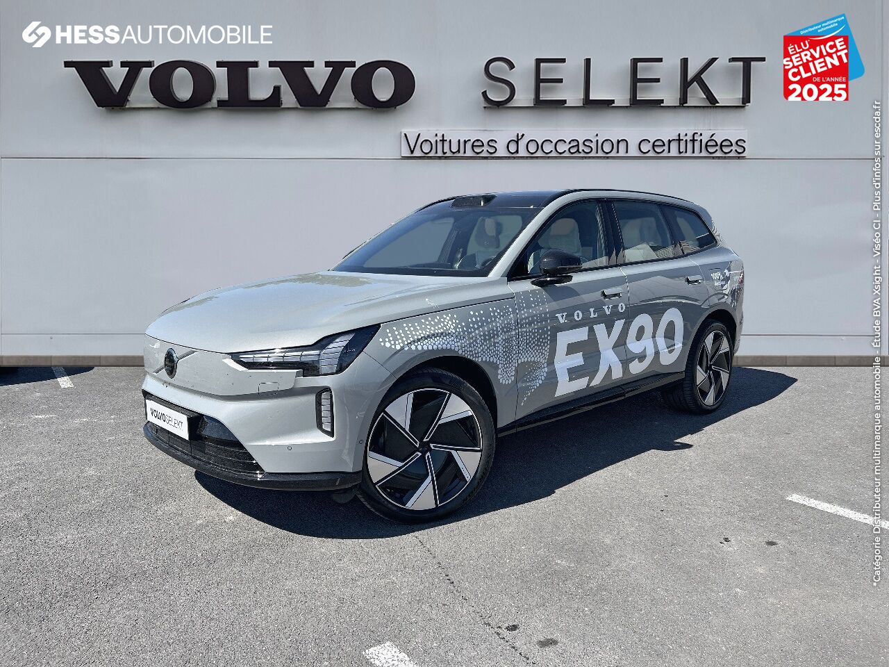 Véhicule neuf VOLVO EX90 RECHARGE TWIN PERFORMANCE 517CH ULTRA chez Volvo Reims