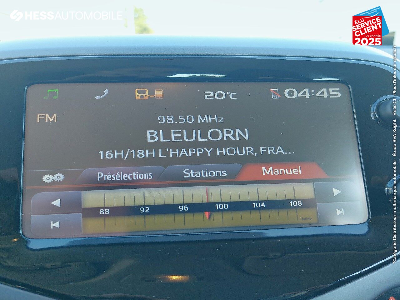 Véhicule d'occasion TOYOTA AYGO 1.0 VVT-I 69CH X-PLAY 3P CAMERA chez Toyota Metz
