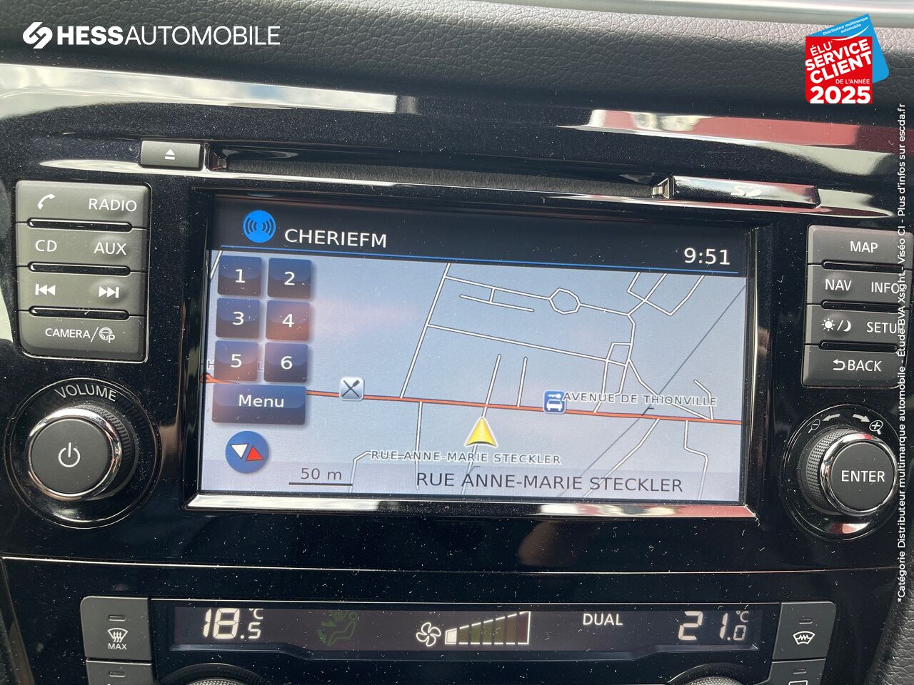 Véhicule d'occasion NISSAN QASHQAI 1.5 DCI 115CH TEKNA+ 2019 TPANO GPS CAMERA chez Nissan Metz