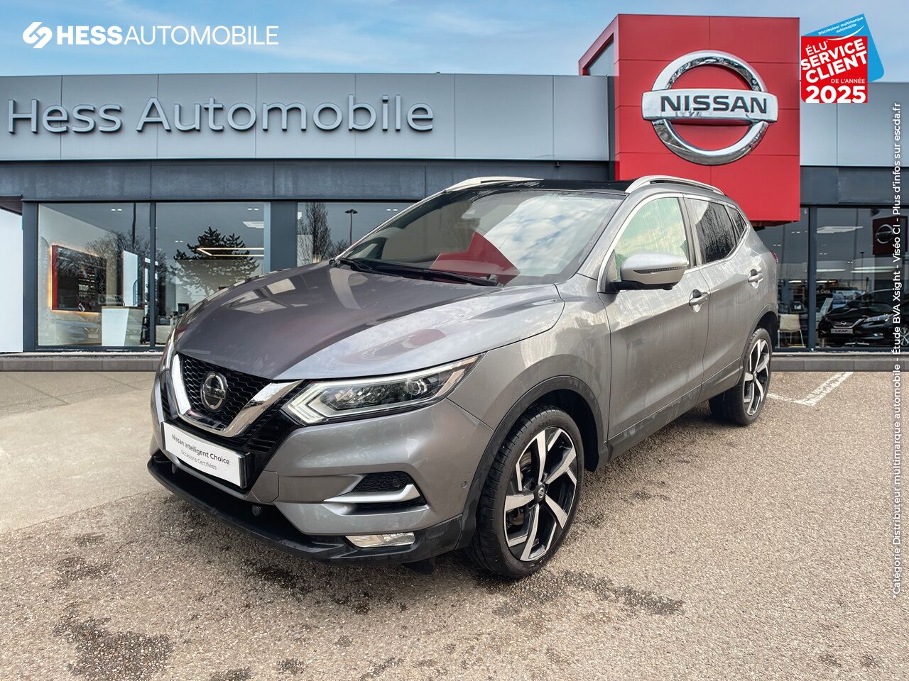 Véhicule d'occasion NISSAN QASHQAI 1.5 DCI 115CH TEKNA+ 2019 TPANO GPS CAMERA chez Nissan Metz