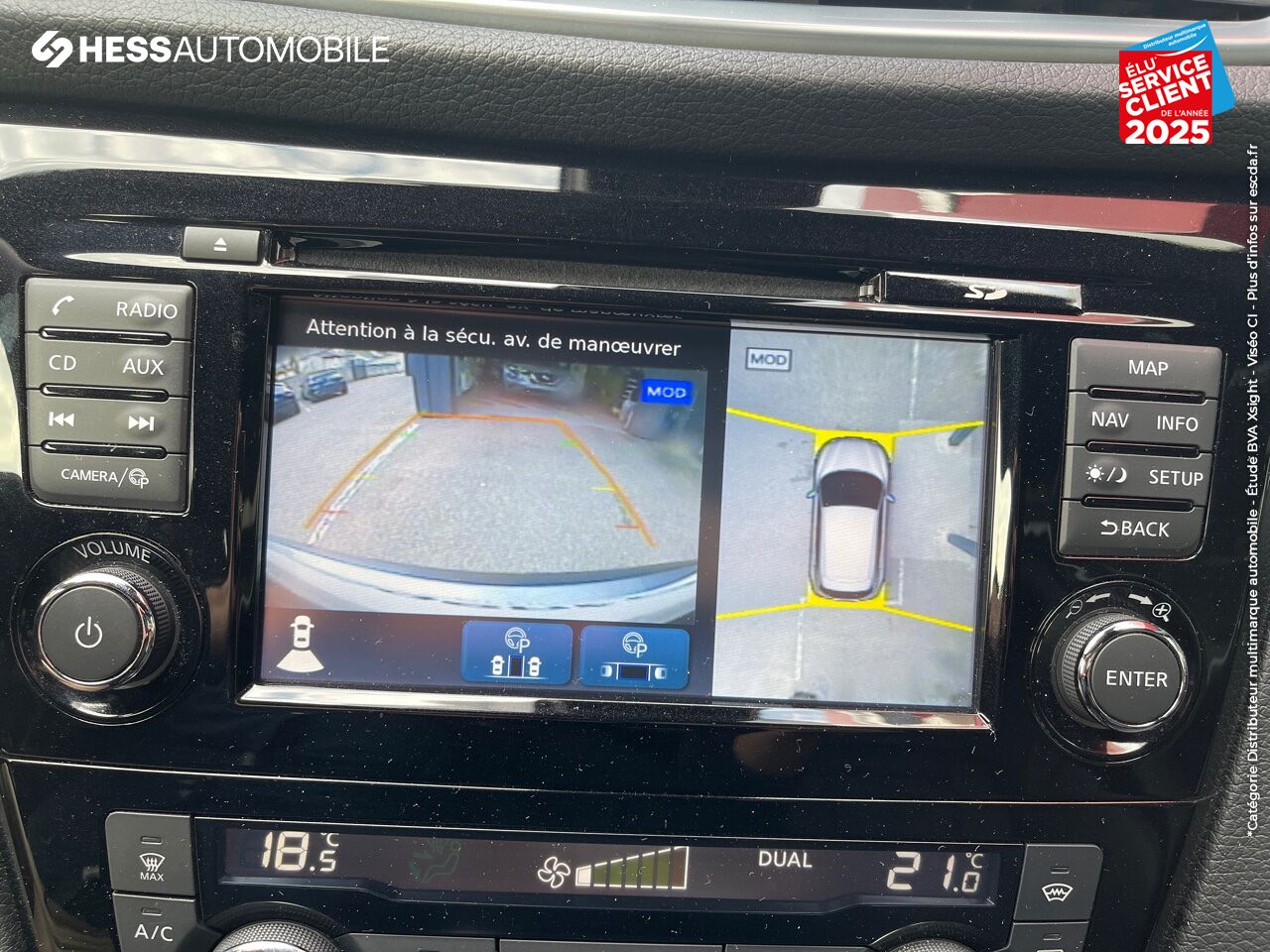 Véhicule d'occasion NISSAN QASHQAI 1.5 DCI 115CH TEKNA+ 2019 TPANO GPS CAMERA chez Nissan Metz
