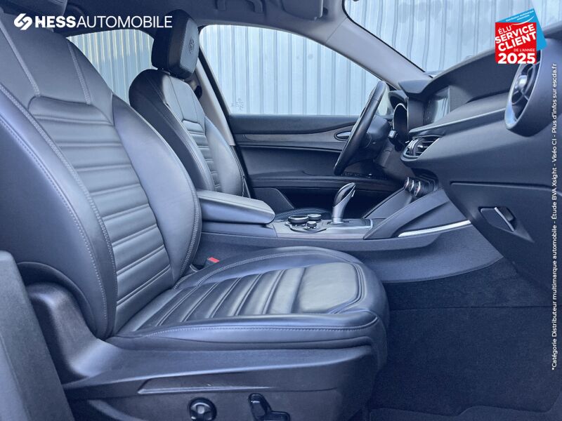 Véhicule d'occasion ALFA ROMEO STELVIO 2.2 DIESEL 210CH SUPER Q4 AT8 CAMERA GPS CUIR chez Fiat Huningue