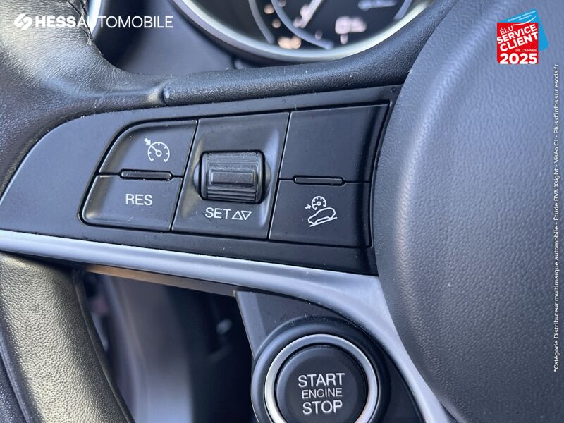 Véhicule d'occasion ALFA ROMEO STELVIO 2.2 DIESEL 210CH SUPER Q4 AT8 CAMERA GPS CUIR chez Fiat Huningue
