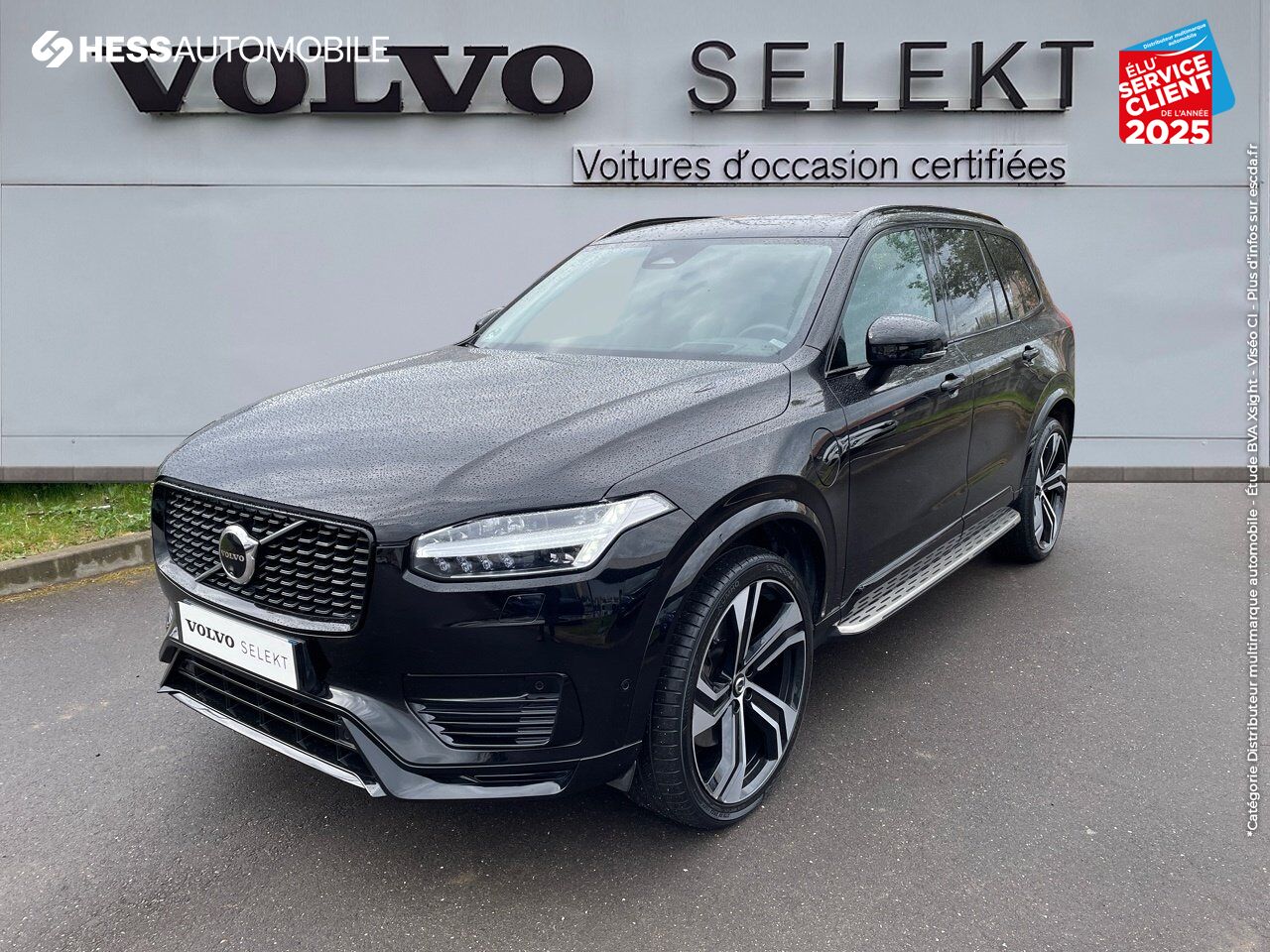 Véhicule d'occasion VOLVO XC90 T8 AWD 310 + 145CH ULTIMATE STYLE DARK GEARTRONIC TPANO SIEGES CUIR CAMERA CARPLAY H/KARDON chez Volvo Metz