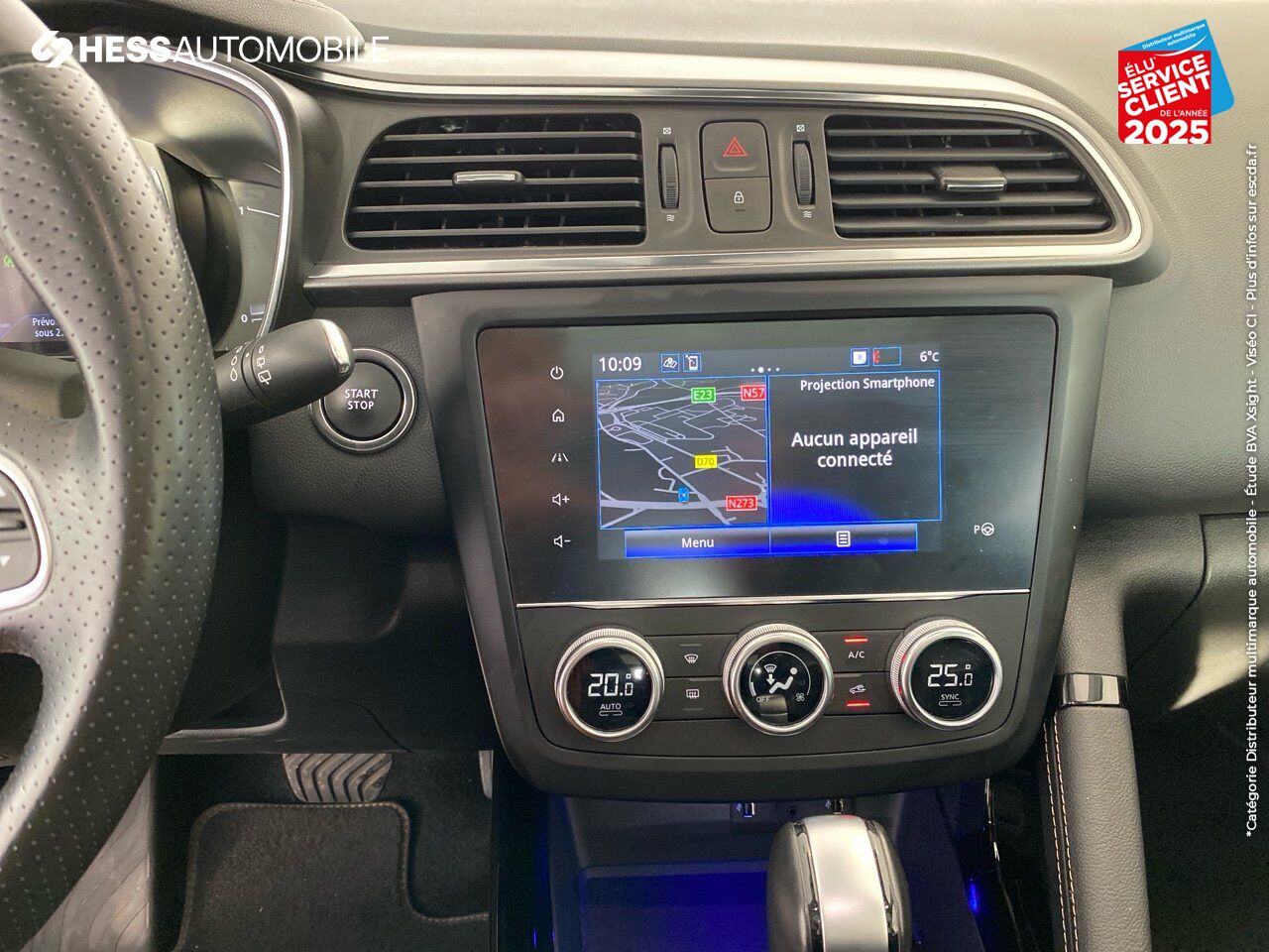 Véhicule d'occasion RENAULT KADJAR 1.3 TCE 160CH FAP BLACK EDITION EDC - 21 chez Dacia Montbéliard