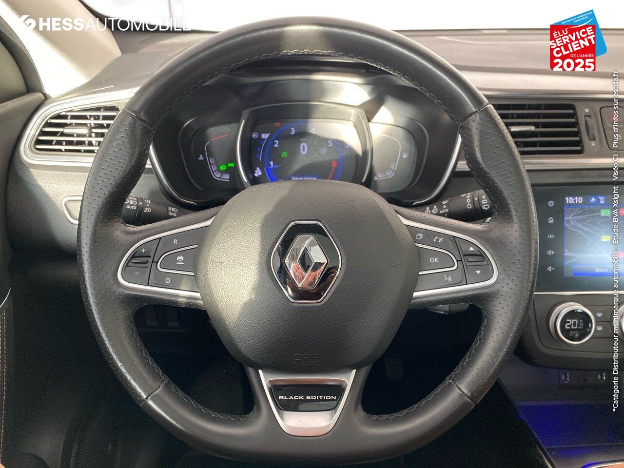 Véhicule d'occasion RENAULT KADJAR 1.3 TCE 160CH FAP BLACK EDITION EDC - 21 chez Dacia Montbéliard