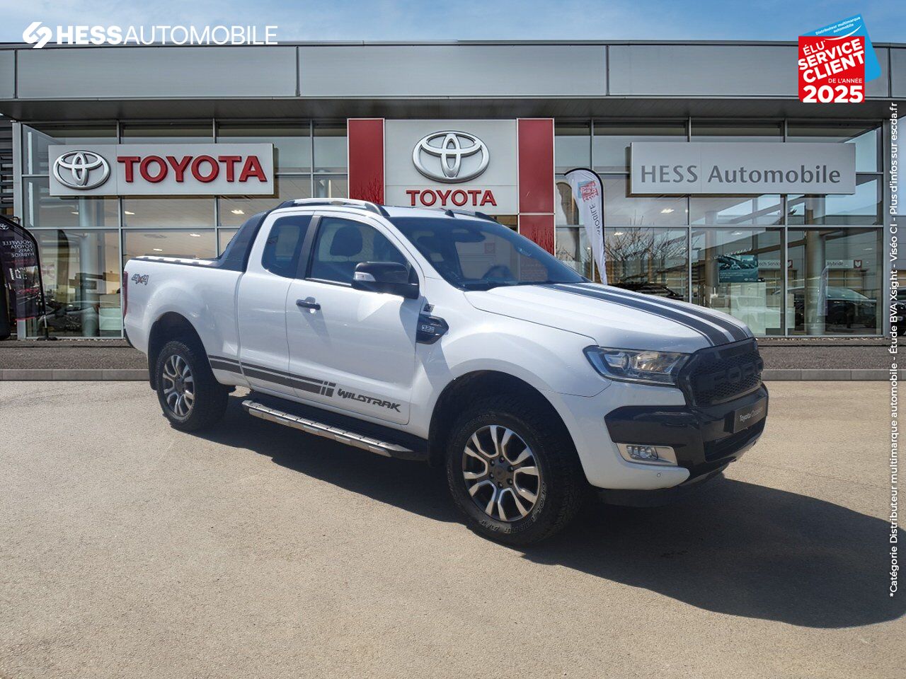 Véhicule d'occasion FORD RANGER 3.2 TDCI 200CH SUPER CAB XLT WILDTRAK BVA chez Hyundai Epernay