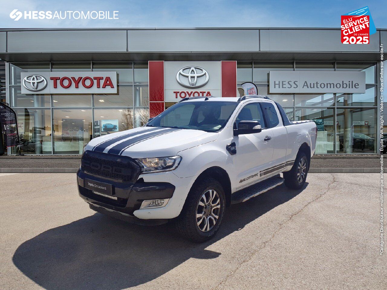 Véhicule d'occasion FORD RANGER 3.2 TDCI 200CH SUPER CAB XLT WILDTRAK BVA chez Hyundai Epernay