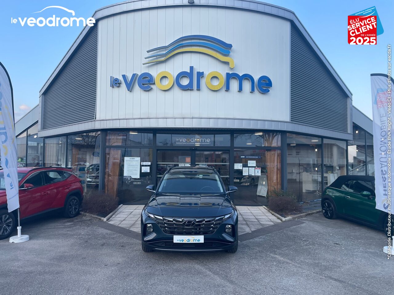 Véhicule d'occasion HYUNDAI TUCSON 1.6 T-GDI 150CH HYBRID 48V INTUITIVE IBVM6 TPANO LED GPS chez Le Veodrome