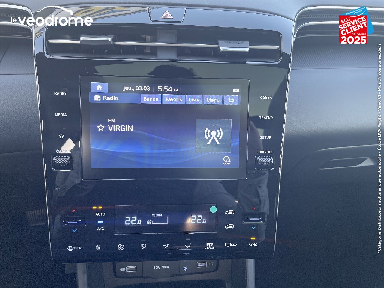 Véhicule d'occasion HYUNDAI TUCSON 1.6 T-GDI 150CH HYBRID 48V INTUITIVE IBVM6 TPANO LED GPS chez Le Veodrome