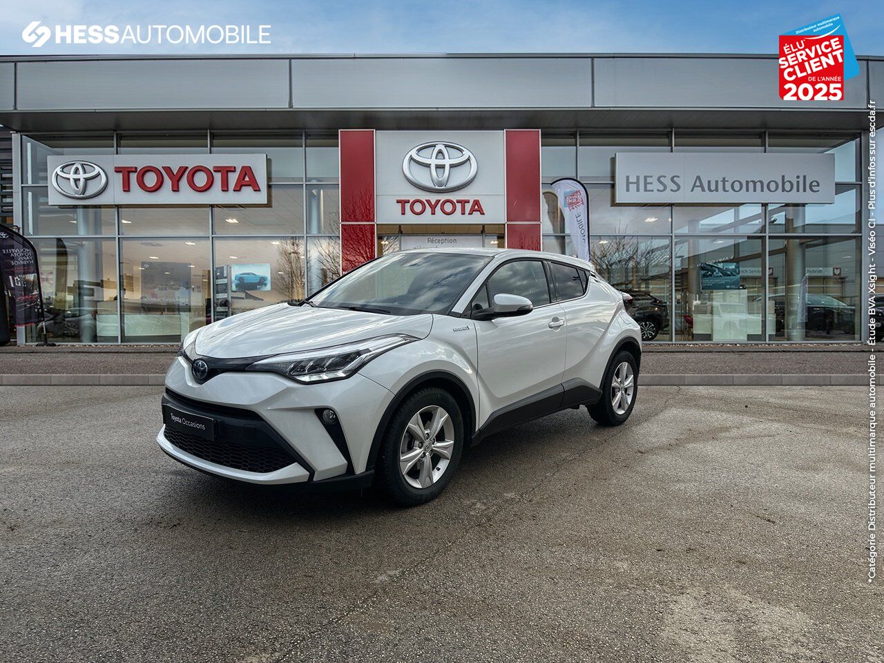 Véhicule d'occasion TOYOTA C-HR 122H EDITION 2WD E-CVT MY20 CAMERA chez Toyota Belfort
