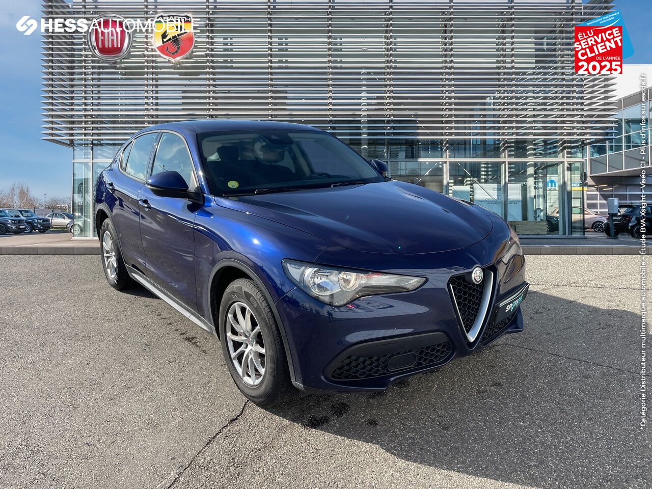 Véhicule d'occasion ALFA ROMEO STELVIO 2.2 DIESEL 160CH AT8 MY20 8CV chez Volvo Epernay