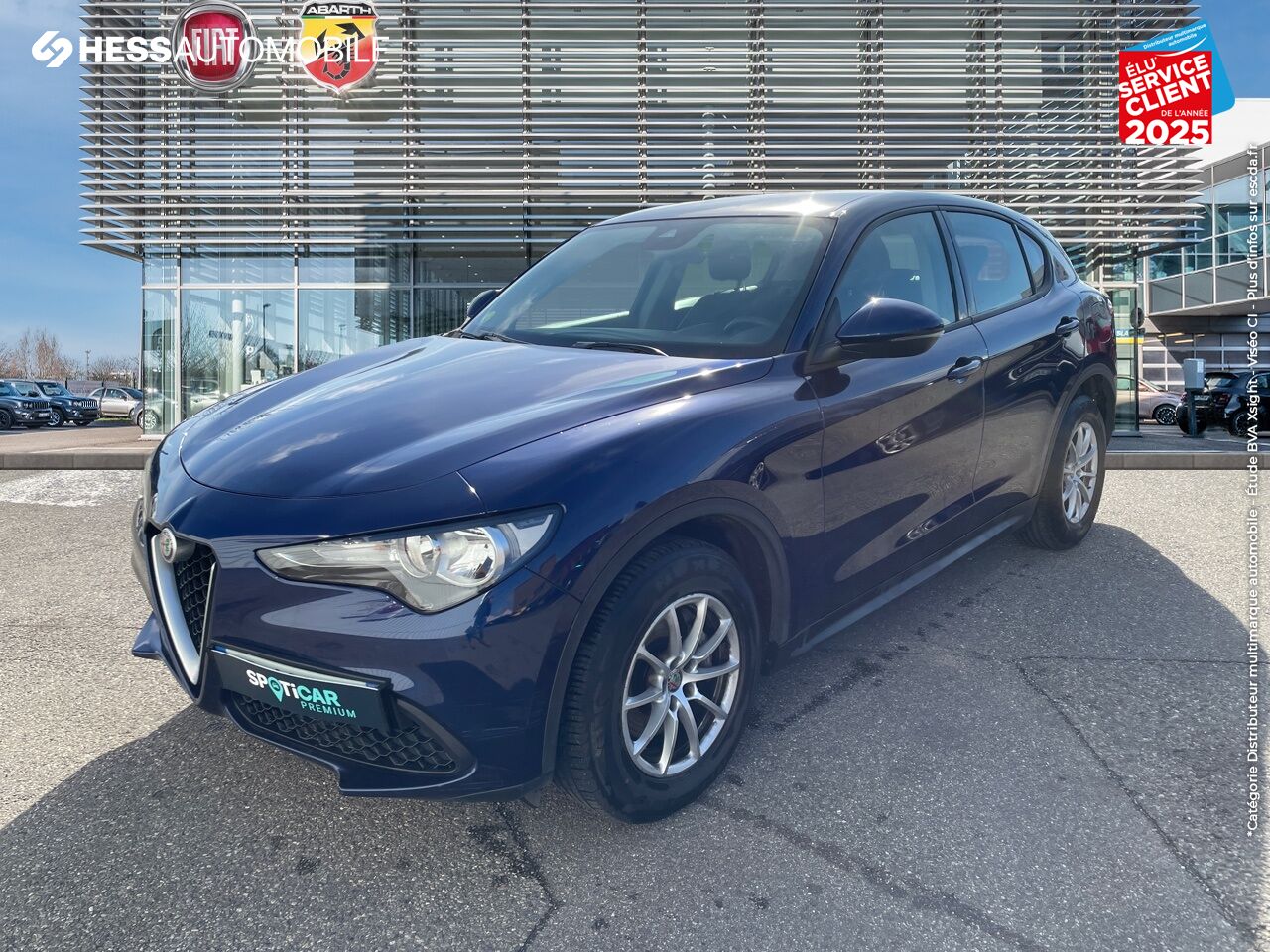 Véhicule d'occasion ALFA ROMEO STELVIO 2.2 DIESEL 160CH AT8 MY20 8CV chez Volvo Epernay