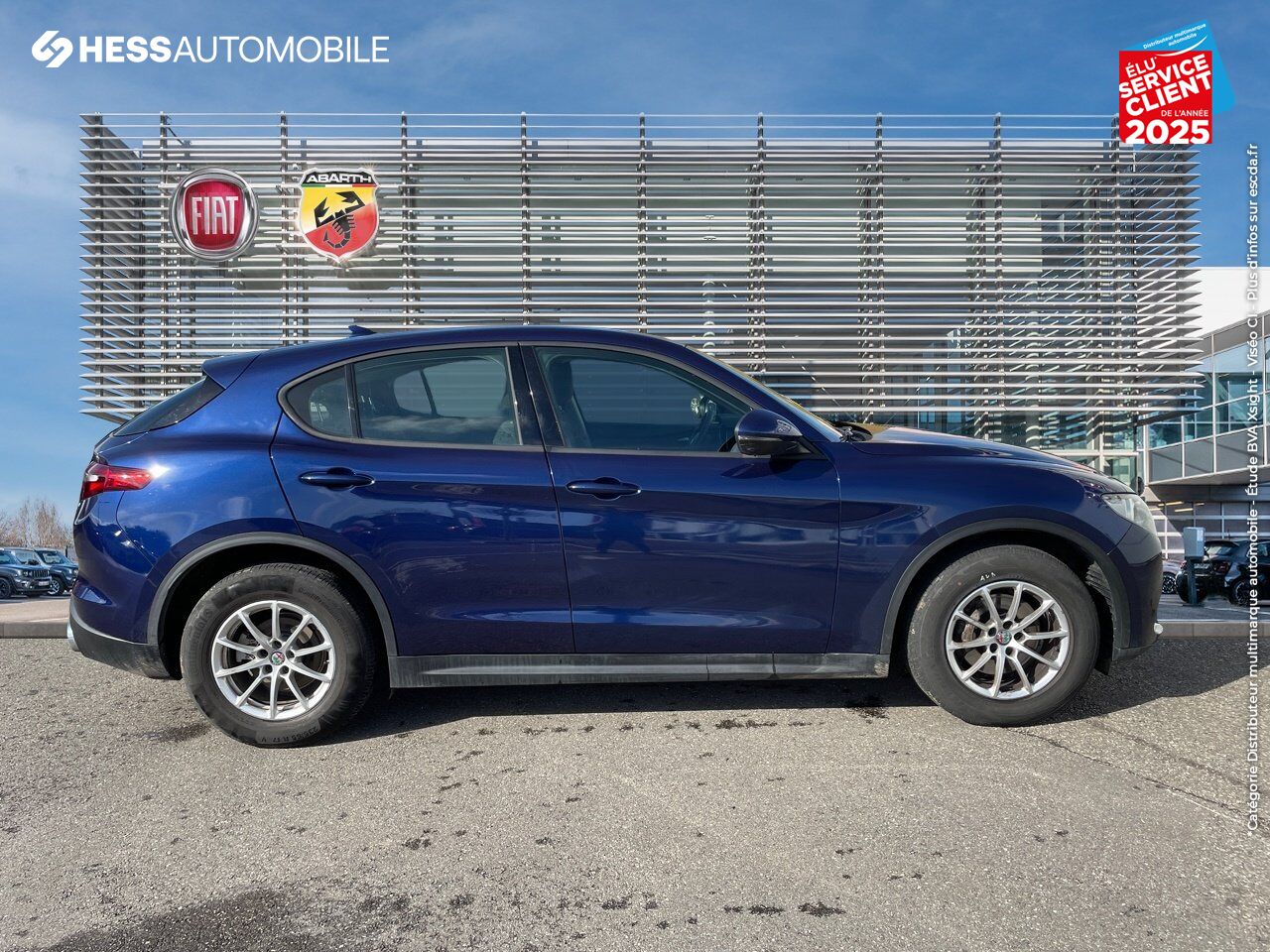 Véhicule d'occasion ALFA ROMEO STELVIO 2.2 DIESEL 160CH AT8 MY20 8CV chez Volvo Epernay