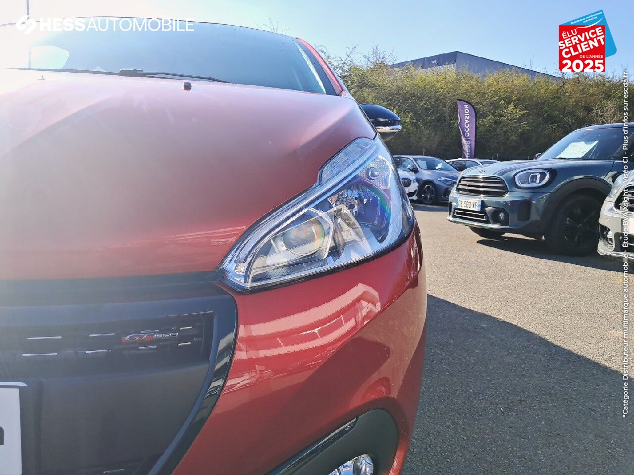 Véhicule d'occasion PEUGEOT 208 1.2 PURETECH 110CH E6.C GT LINE S/S EAT6 5P GPS CAMERA CARPLAY chez Renault Saint-Louis