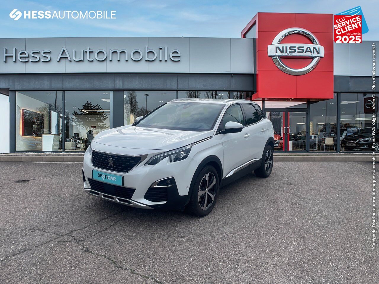 Véhicule d'occasion PEUGEOT 3008 1.6 PURETECH 180CH E6.C ALLURE SS EAT8 chez Toyota Thionville