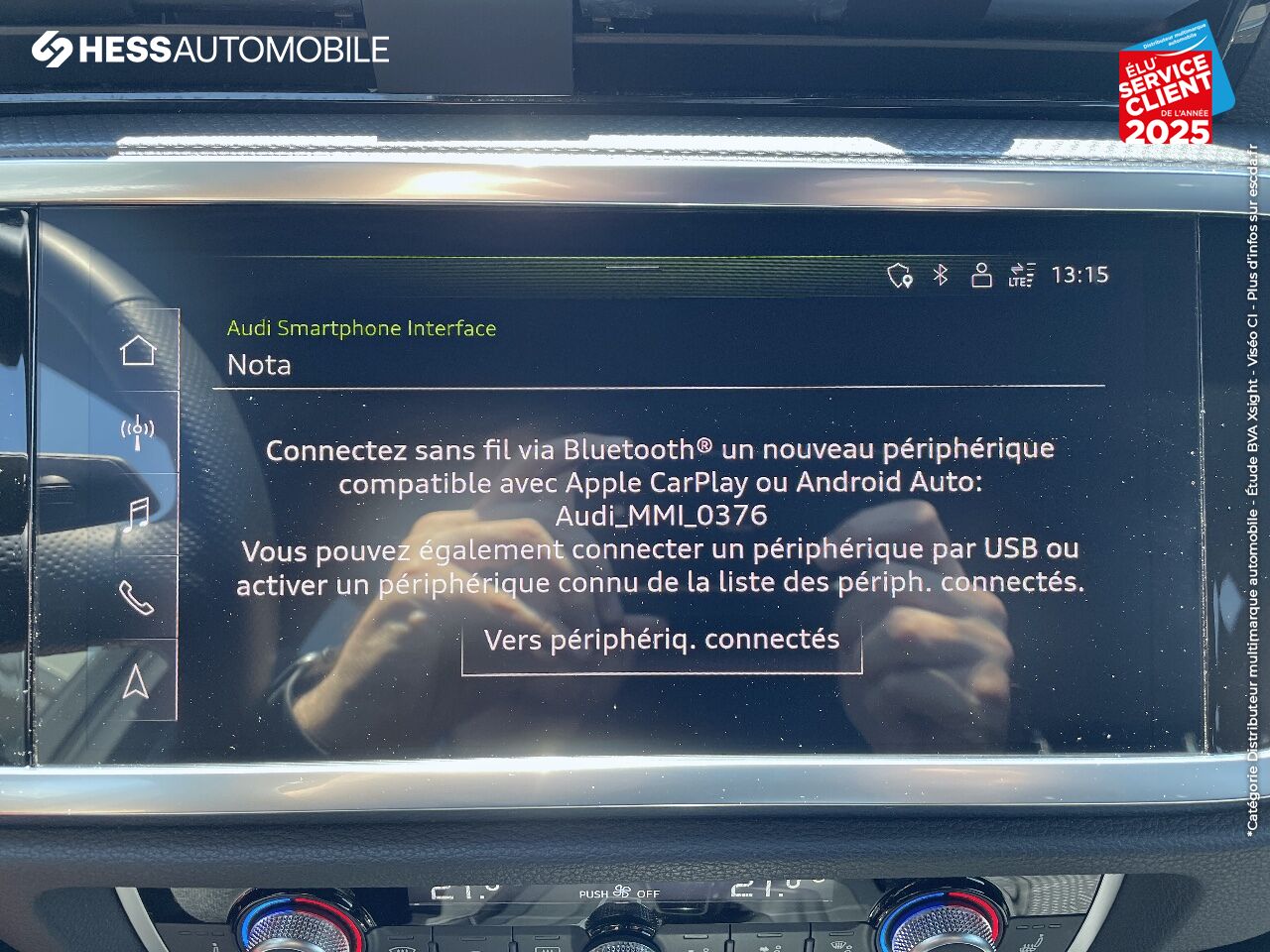 Véhicule d'occasion AUDI Q3 45 TFSI E 245CH S LINE S TRONIC 6 chez BMW Pontarlier