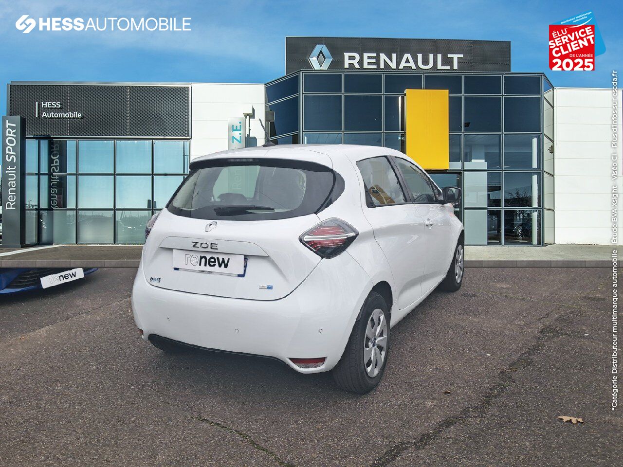 Véhicule d'occasion RENAULT ZOE E-TECH BUSINESS CHARGE NORMALE R110 ACHAT INTEGRAL - 21 GPS CAMERA chez Opel Bar le Duc