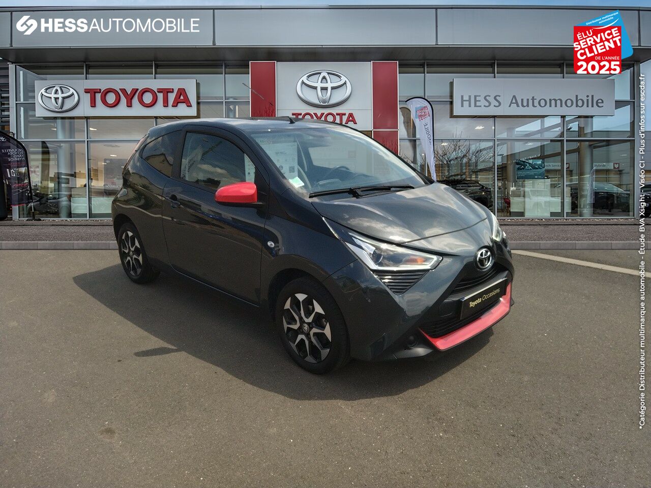 Véhicule d'occasion TOYOTA AYGO 1.0 VVT-I 72CH X-PLAY X-APP 3P chez Toyota Belfort