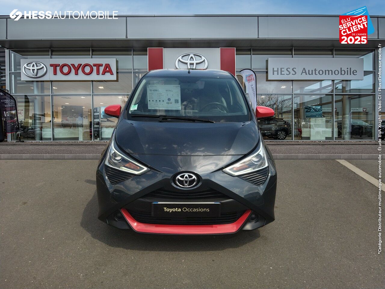 Véhicule d'occasion TOYOTA AYGO 1.0 VVT-I 72CH X-PLAY X-APP 3P chez Toyota Belfort