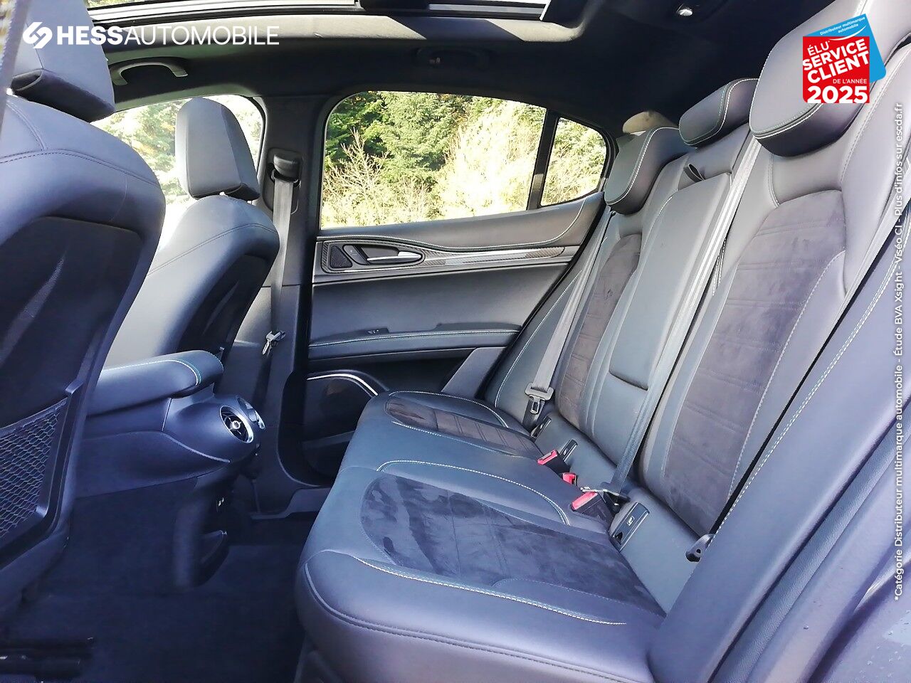 Véhicule d'occasion ALFA ROMEO STELVIO 2.9 V6 510CH QUADRIFOGLIO Q4 AT8 TOUVRANT/PANO SIEGE/VOLANT CHAUF GPS CAMERA chez Fiat Besançon