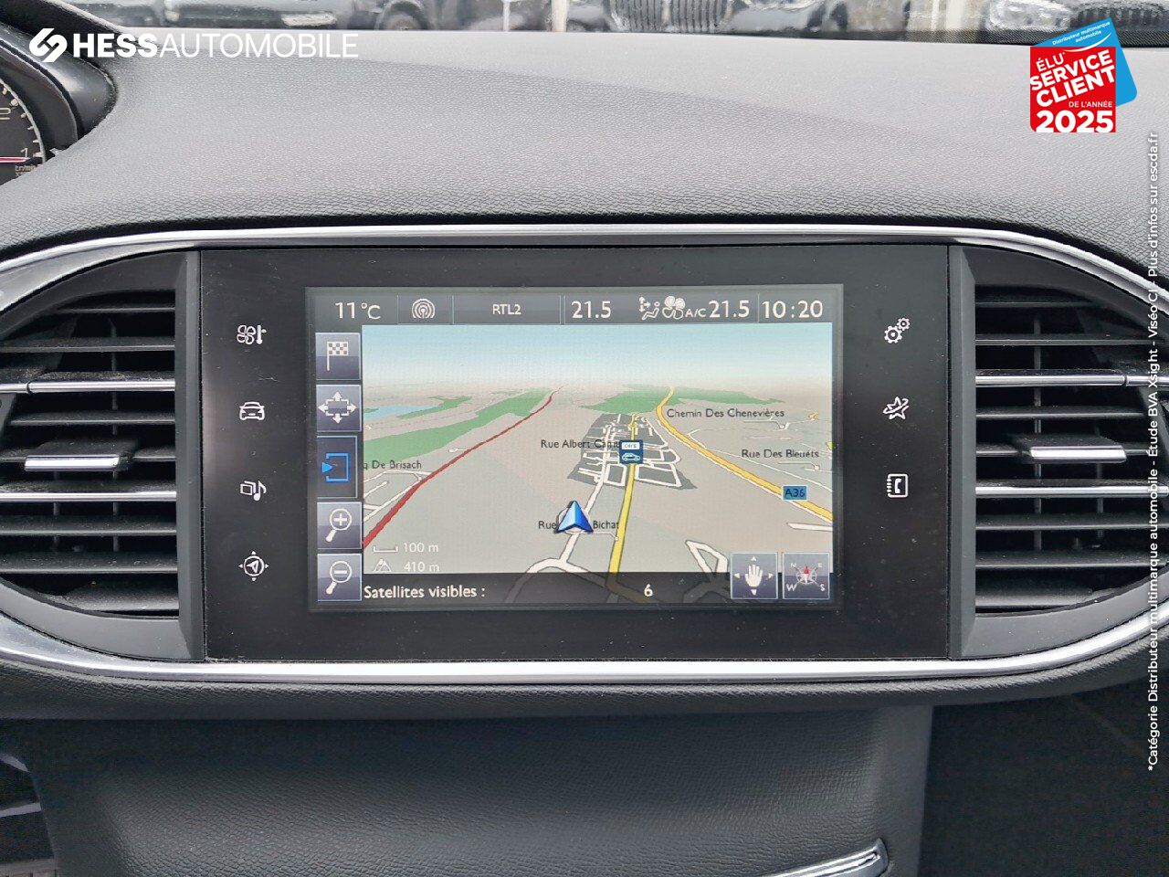 Véhicule d'occasion PEUGEOT 308 1.2 PURETECH 130CH FELINE S/S EAT6 5P TPANO GPS CAMERA chez Renault Saint-Louis