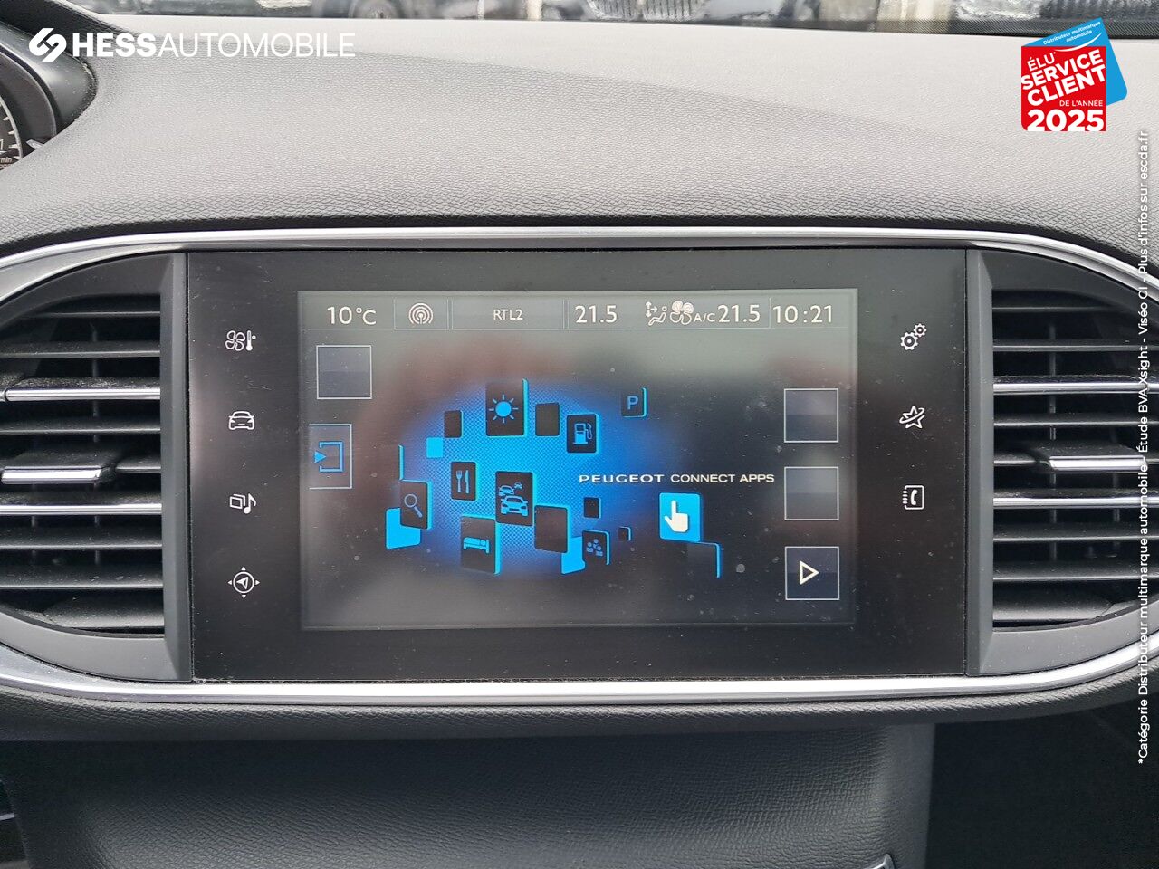 Véhicule d'occasion PEUGEOT 308 1.2 PURETECH 130CH FELINE S/S EAT6 5P TPANO GPS CAMERA chez Renault Saint-Louis
