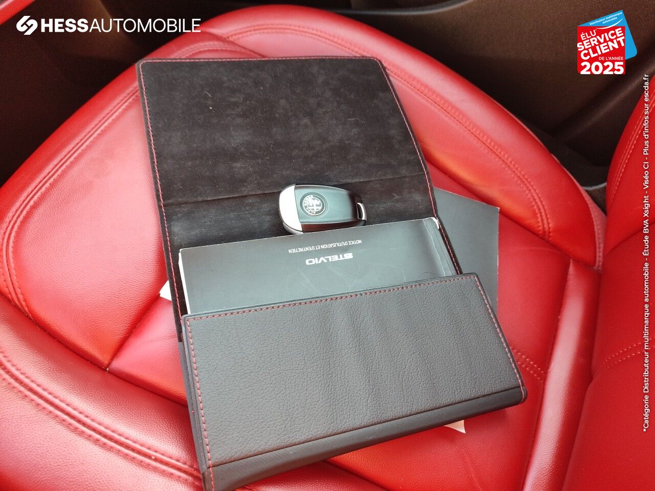 Véhicule d'occasion ALFA ROMEO STELVIO 2.0T 280CH LUSSO Q4 AT8 CUIR SIEGE CHAUF GPS CAMERA chez Fiat Haguenau