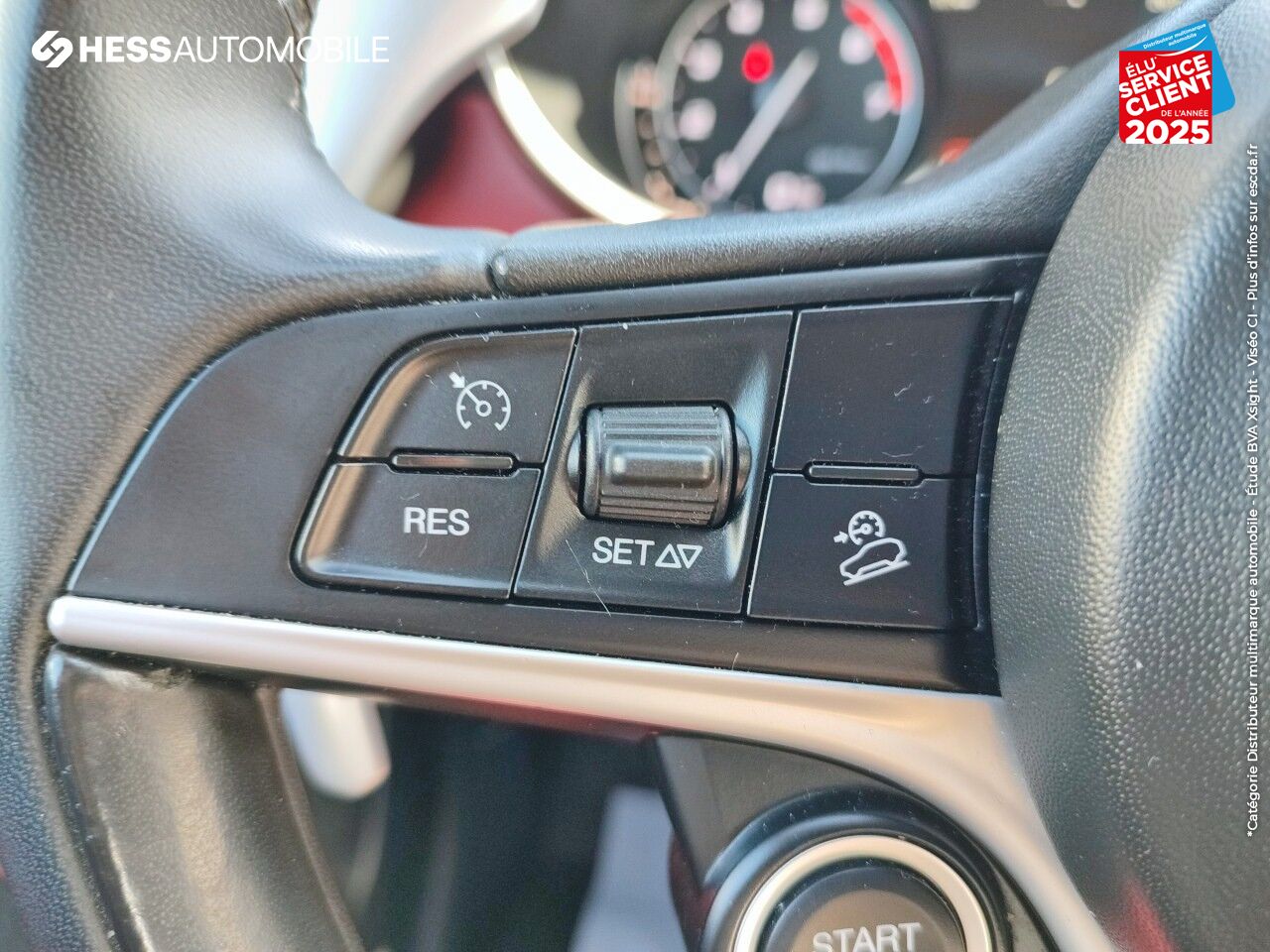 Véhicule d'occasion ALFA ROMEO STELVIO 2.0T 280CH LUSSO Q4 AT8 CUIR SIEGE CHAUF GPS CAMERA chez Fiat Haguenau