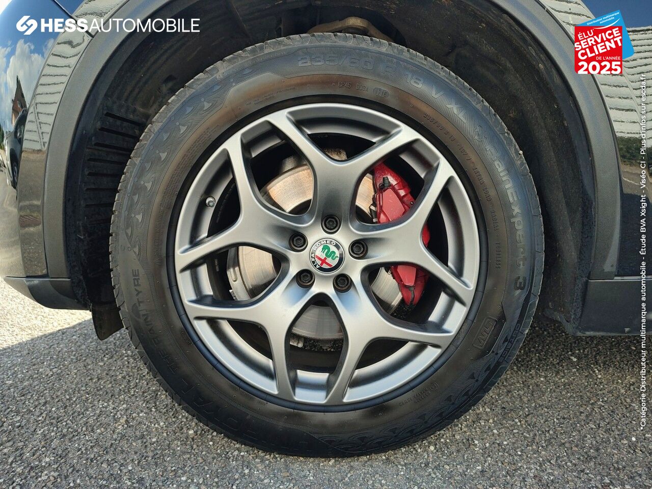 Véhicule d'occasion ALFA ROMEO STELVIO 2.0T 280CH LUSSO Q4 AT8 CUIR SIEGE CHAUF GPS CAMERA chez Fiat Haguenau