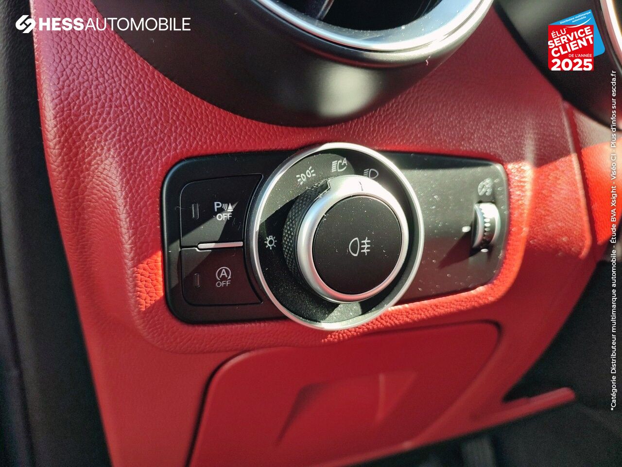 Véhicule d'occasion ALFA ROMEO STELVIO 2.0T 280CH LUSSO Q4 AT8 CUIR SIEGE CHAUF GPS CAMERA chez Fiat Haguenau