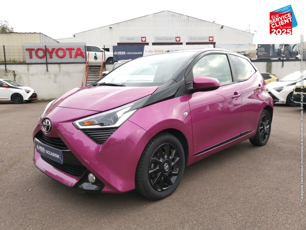 Véhicule d'occasion TOYOTA AYGO 1.0 VVT-I 72CH X-CITE 5P chez Toyota Belfort