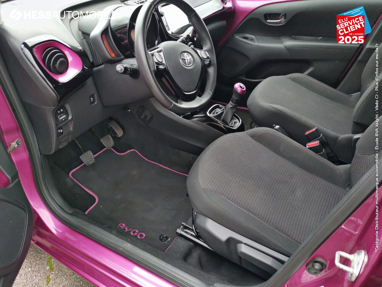 Véhicule d'occasion TOYOTA AYGO 1.0 VVT-I 72CH X-CITE 5P chez Toyota Belfort